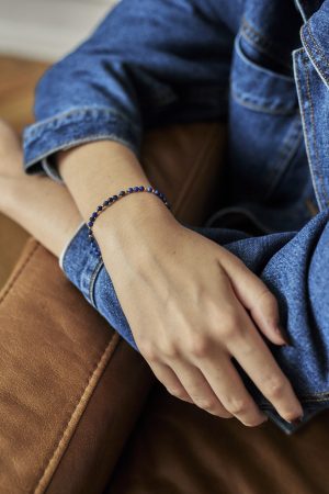 Bransoletka z lapisem lazuli